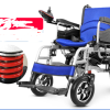 Xe lăn điện tiêu chuẩn-bánh lớn-có giảm chấn