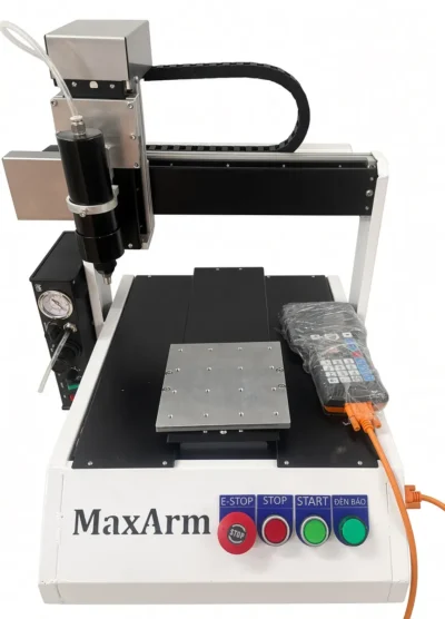 máy dán keo silicon