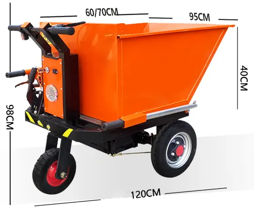 xe điện chở vật liệu