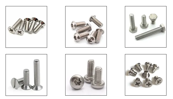 Các loại vít phù hợp