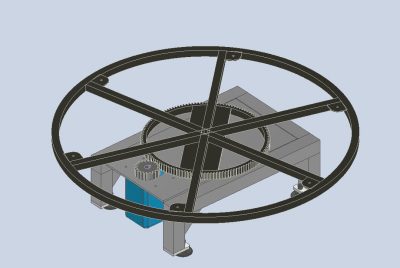 Bàn xoay điện tải 300kg