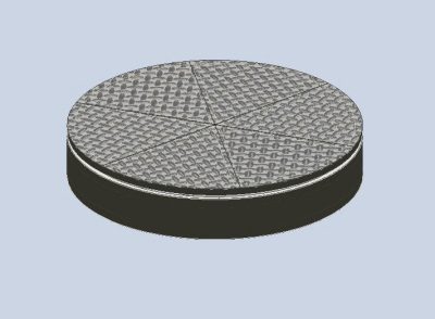 Thiết kế chế tạo bàn xoay trưng bày sản phẩm theo yêu cầu tải trọng tới 10 tấn